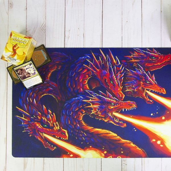 Mjolnir and Odins Raven Thin Desk Mat – Inked Gaming