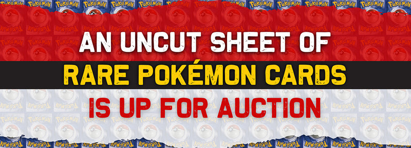 Goldin Uncut Pokemon Base Set Sheet Auction