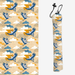 Bold Oriental Style Secretary Birds Playmat Bag