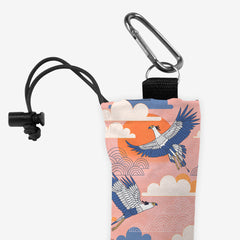 Bold Oriental Style Secretary Birds Playmat Bag