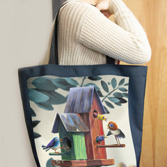Bird Cottage Day Tote