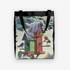 Bird Cottage Day Tote