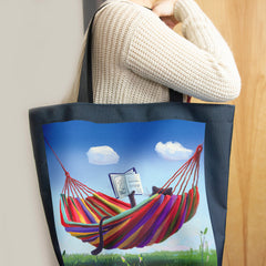 Cat Chilling in a Hammock Day Tote