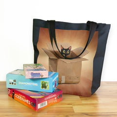 Cat in the Box Day Tote
