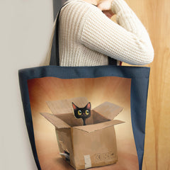 Cat in the Box Day Tote