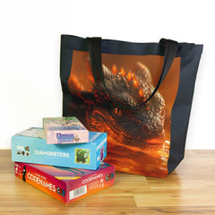 Baby Lava Dragon Day Tote