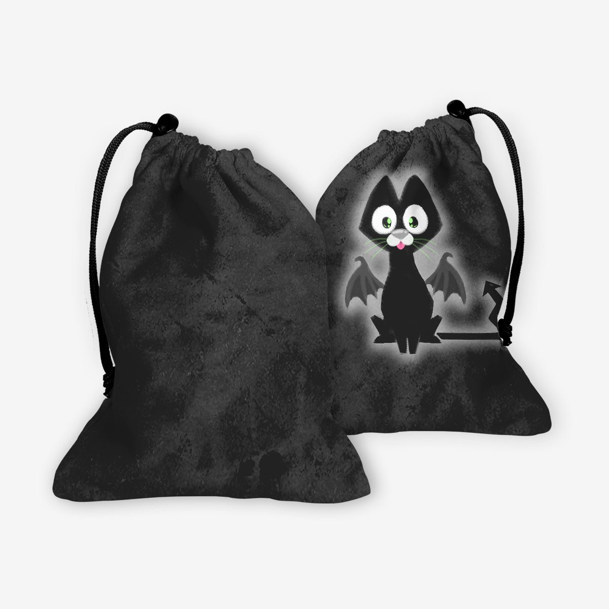 Derpy Bat Cat Dice Bag – Inked Gaming