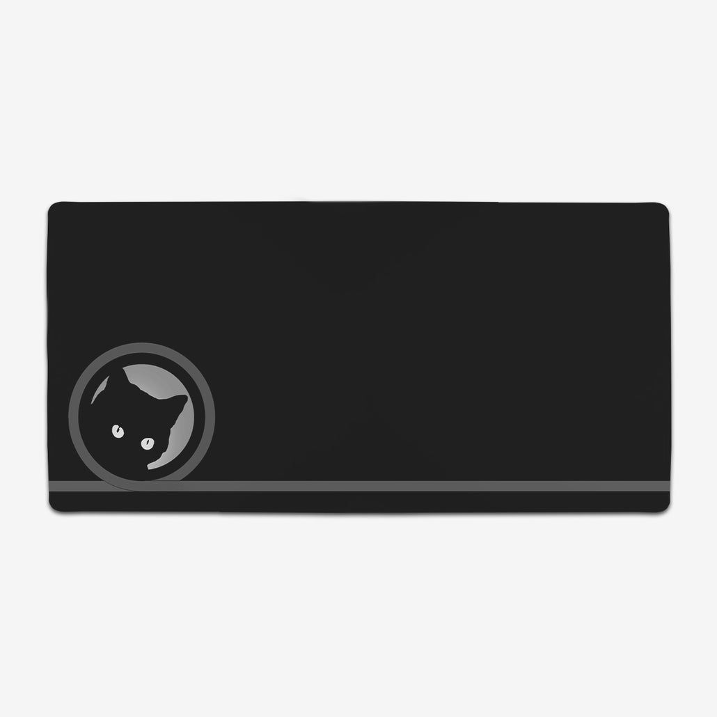 Lucky Black Cat Extended Mousepad