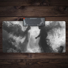 Angel vs Demon Extended Mousepad