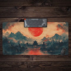 Japanese Lake Extended Mousepad