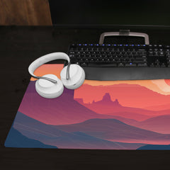 Wild West Sunset Extended Mousepad