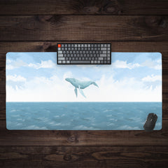 Sky Whale Extended Mousepad