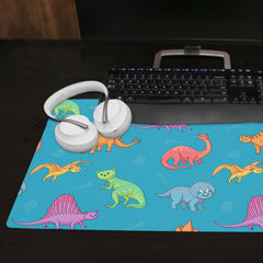 Dinosaur Cats Extended Mousepad