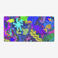 Neon Underseas Extended Mousepad