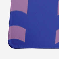 Purple And Blue Tiles Extended Mousepad