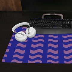 Purple And Blue Tiles Extended Mousepad