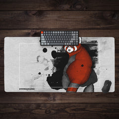 Staring Panda Extended Mousepad