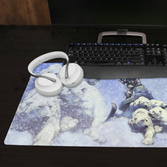 Silver Warrior Extended Mousepad