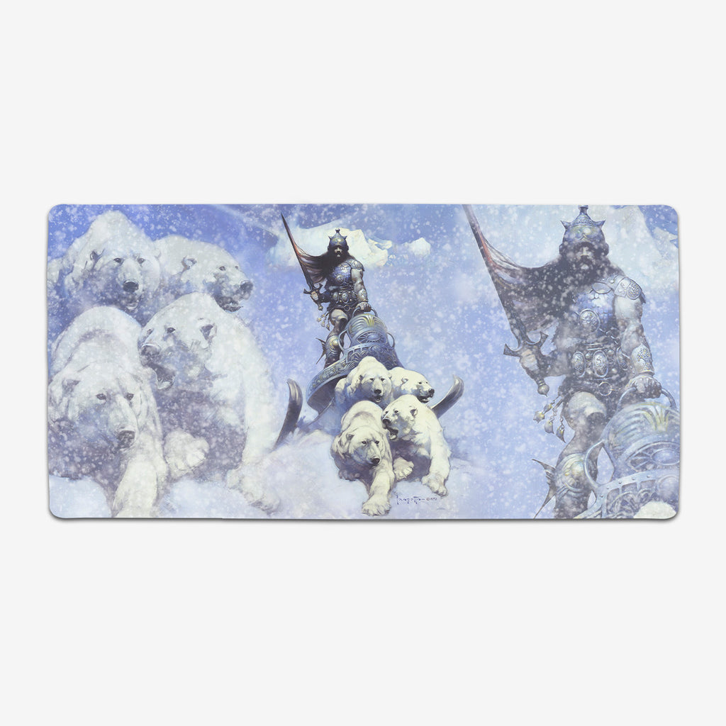 Silver Warrior Extended Mousepad