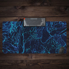 Electric Waves Extended Mousepad