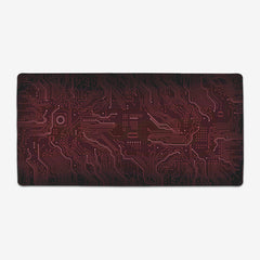 Red Circuit Board Extended Mousepad