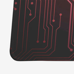 Red Circuit Board Extended Mousepad