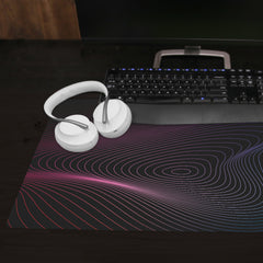 Warped Lines Extended Mousepad