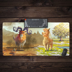 Unbreakable Friendship Extended Mousepad