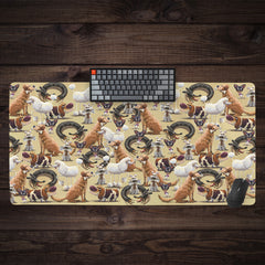 Who Let the Dogs Out Extended Mousepad