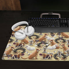 Who Let the Dogs Out Extended Mousepad