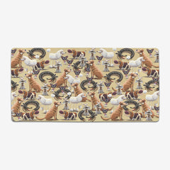 Who Let the Dogs Out Extended Mousepad