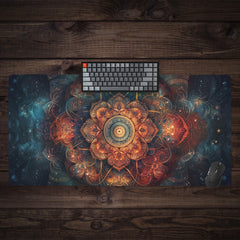 Mystical Mandala Stars Extended Mousepad