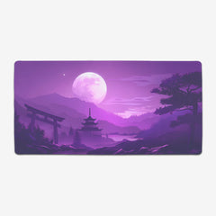 Purple Japanese Pond Extended Mousepad