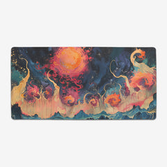 Fiery Planet Extended Mousepad