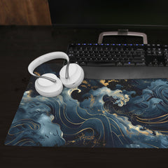 Dark Waves Extended Mousepad