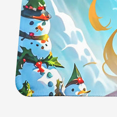 Brave the Storm to Bring Cheer Extended Mousepad