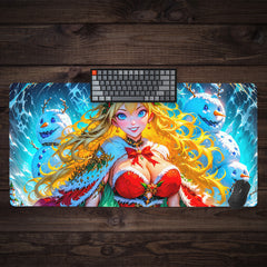 Brave the Storm to Bring Cheer Extended Mousepad