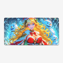 Brave the Storm to Bring Cheer Extended Mousepad