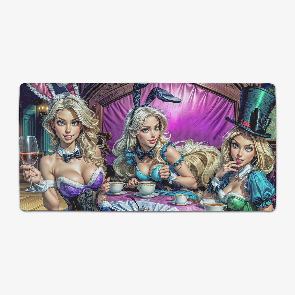 Mad Tea Party Extended Mousepad