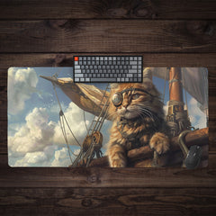 Captain Kitten Extended Mousepad