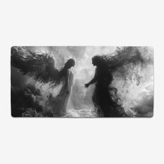 Angel vs Demon Extended Mousepad