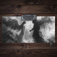 Angel vs Demon Extended Mousepad