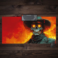 Ghost Horseman Extended Mousepad