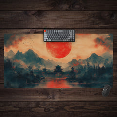 Japanese Lake Extended Mousepad