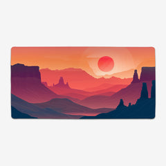 Wild West Sunset Extended Mousepad