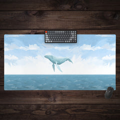 Sky Whale Extended Mousepad
