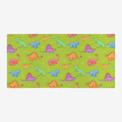 Dinosaur Cats Extended Mousepad