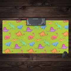 Dinosaur Cats Extended Mousepad