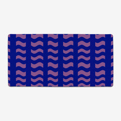 Purple And Blue Tiles Extended Mousepad