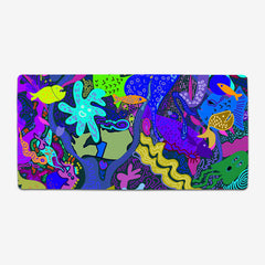 Neon Underseas Extended Mousepad
